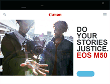 Tablet Screenshot of canon.com.cy