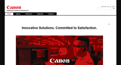 Desktop Screenshot of cits.canon.com