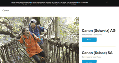 Desktop Screenshot of canon.ch