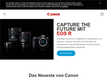 Tablet Screenshot of canon.de