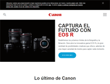 Tablet Screenshot of canon.es