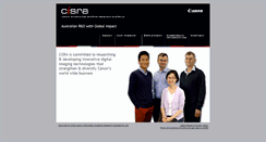 Desktop Screenshot of cisra.canon.com.au